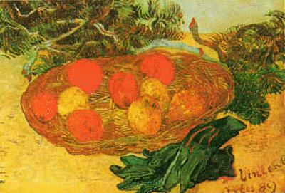 Vincent Van Gogh Still Life with Oranges, Lemons and Gloves Norge oil painting art